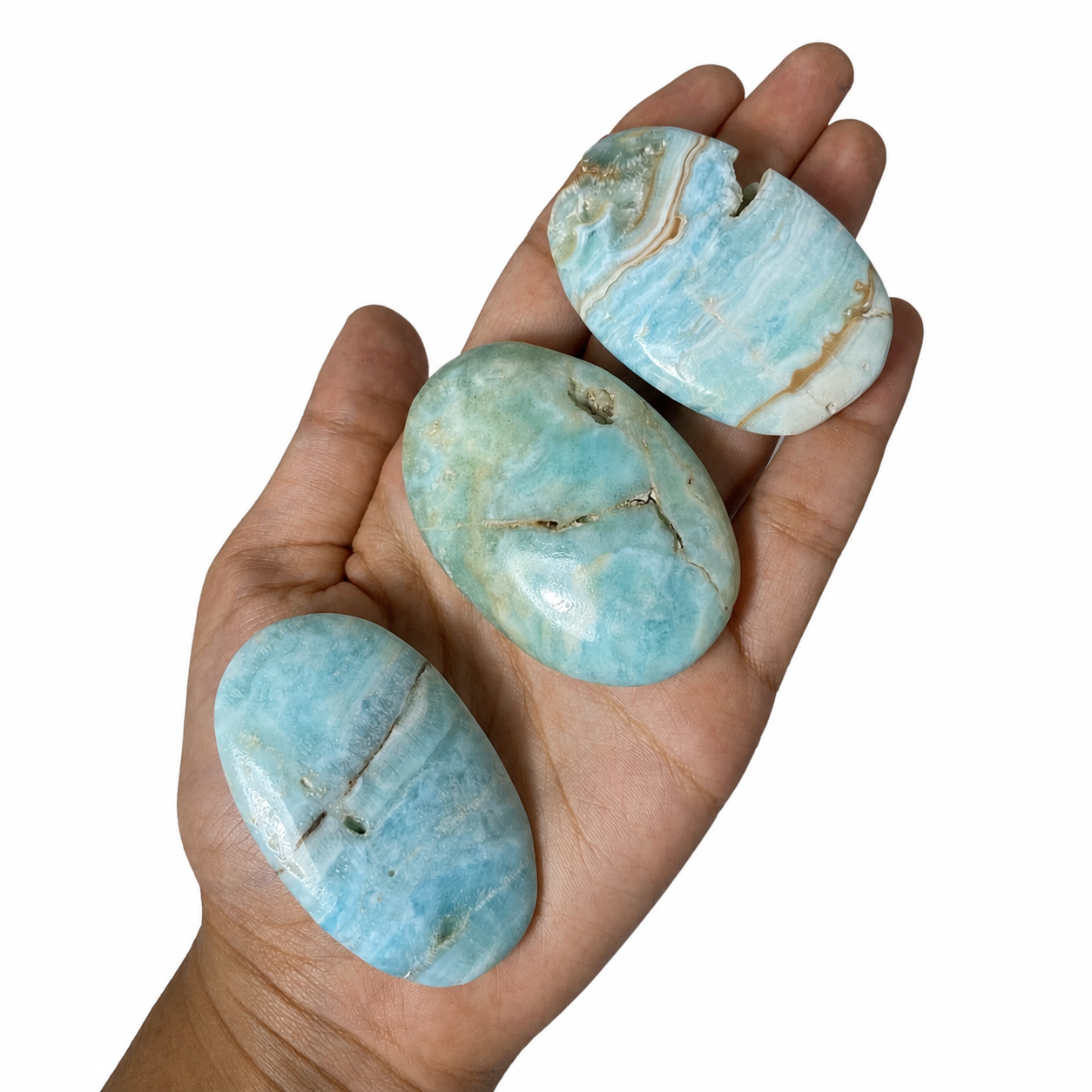 Caribbean Calcite Palmstone
