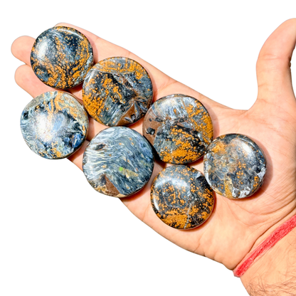 Pietersite Round Flatstone