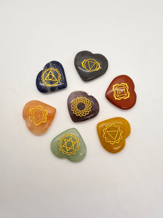 Reiki Sets 7 Chakra Heart  image 1