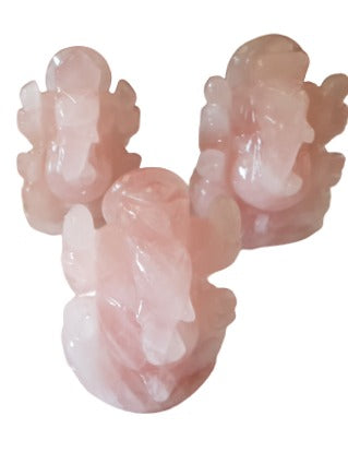 Rose Quartz Mini Ganeshas image 0