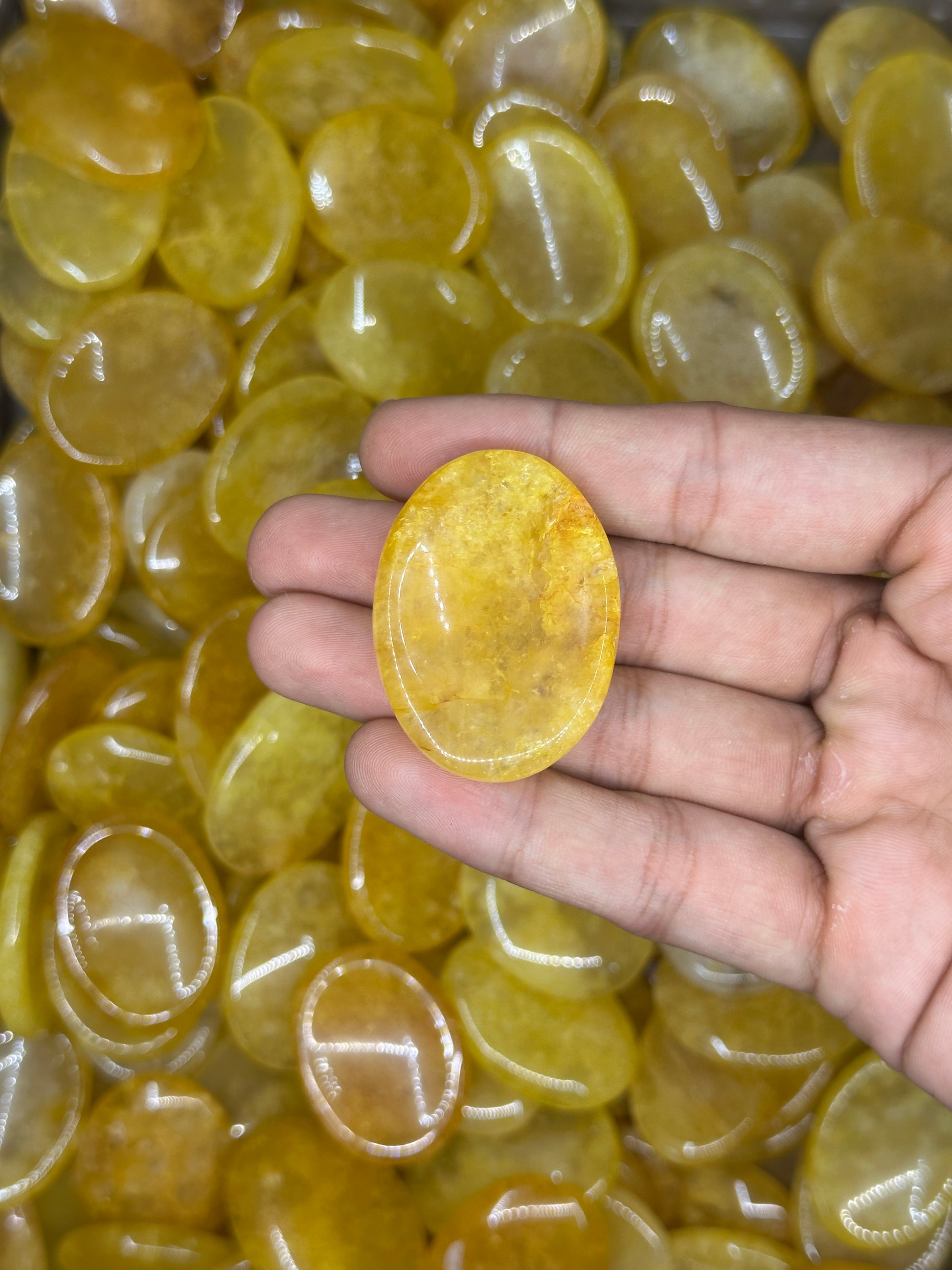 Golden Healer Quartz Worry Stones image 6