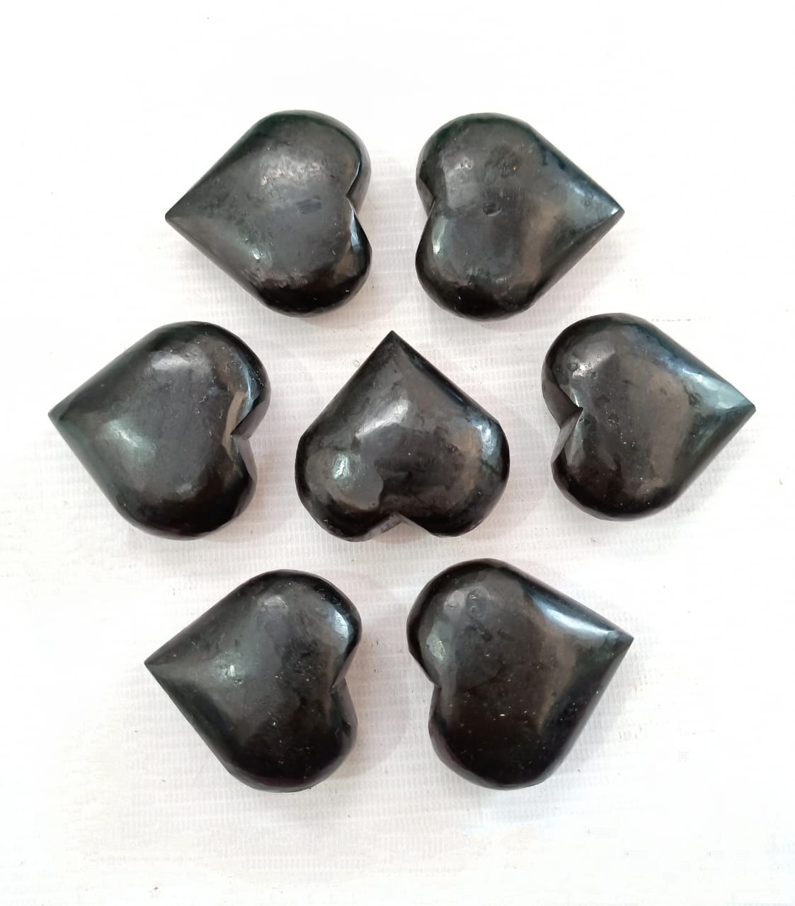 Black Tourmaline Hearts(Big Sized 50-55 mm) image 0