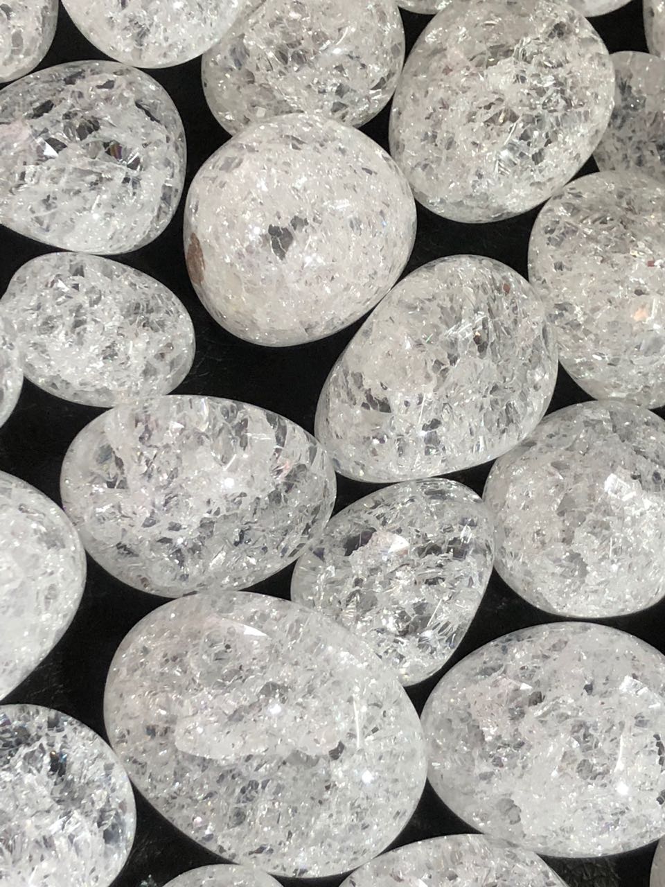 Crystal Crackle Tumbled Stones image 0