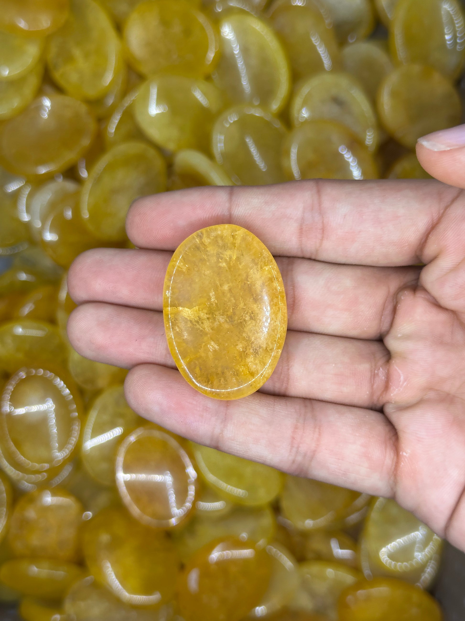 Golden Healer Quartz Worry Stones image 5
