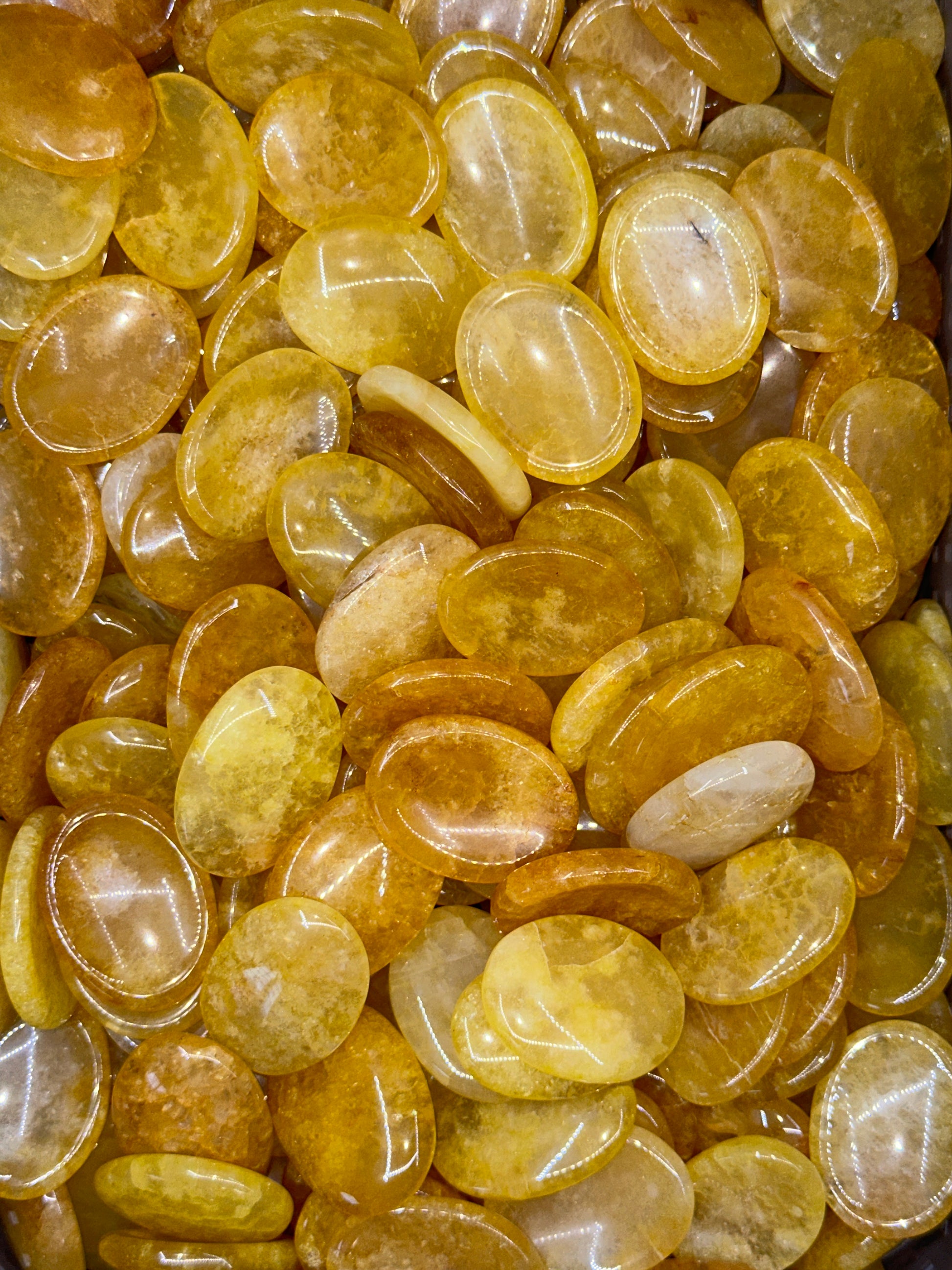 Golden Healer Quartz Worry Stones image 2