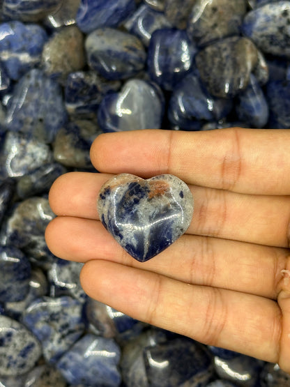 Mini Sodalite Hearts image 5