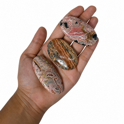 Rhodochrosite Palmstone