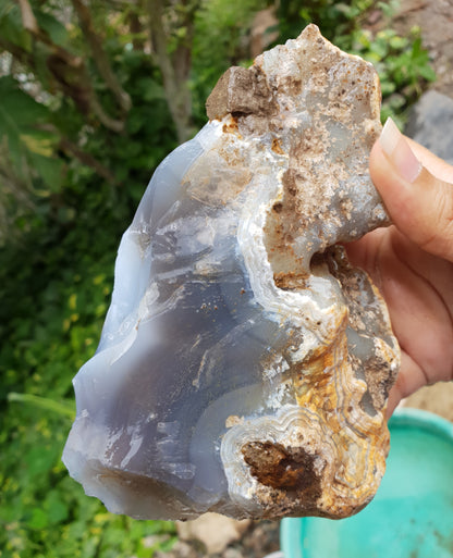 Grey Agate/Chalcedony Rough image 0