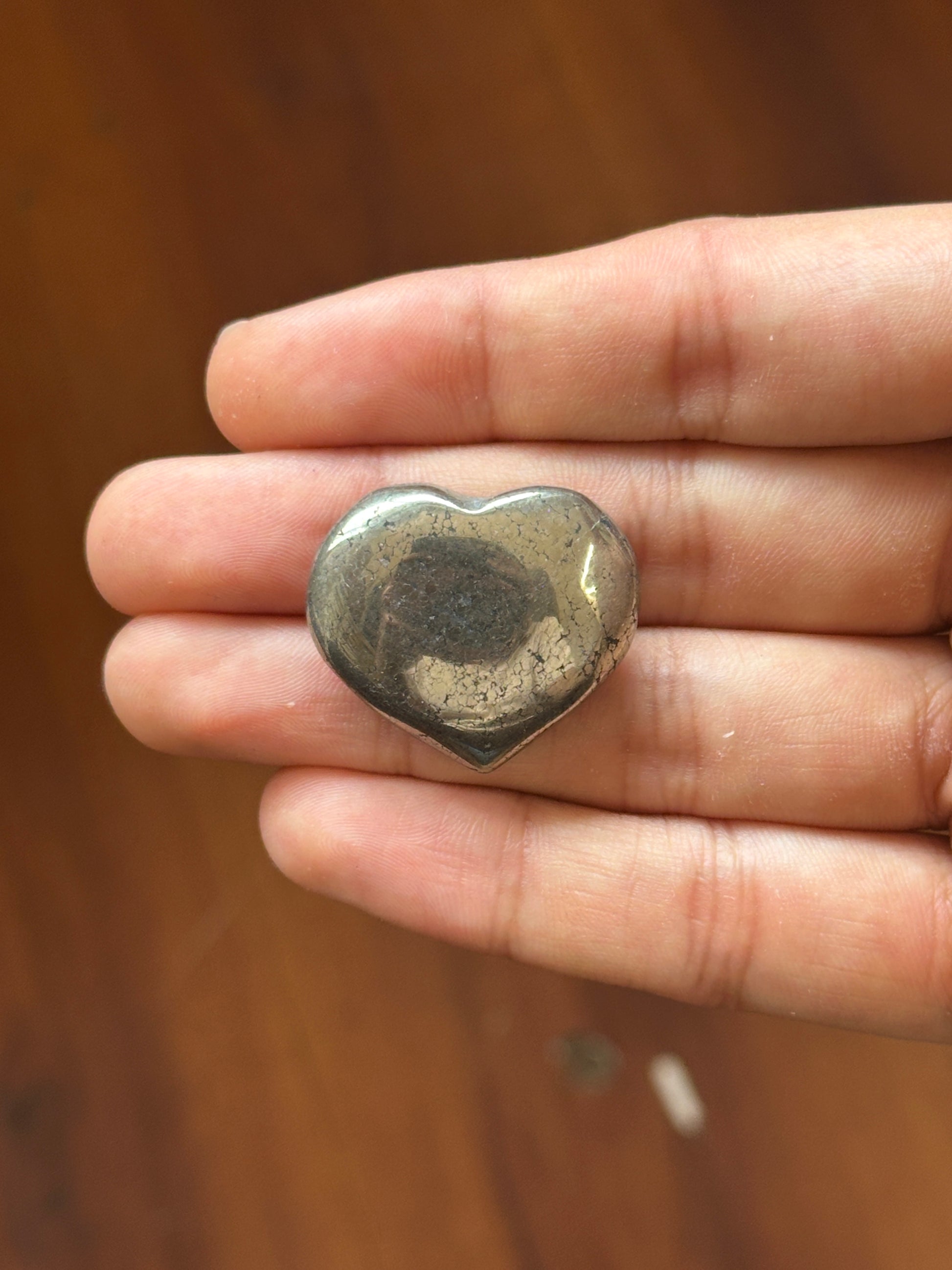 Mini Pyrite Hearts image 2