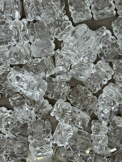 Clear Quartz Ganesha - 1 inch image 1