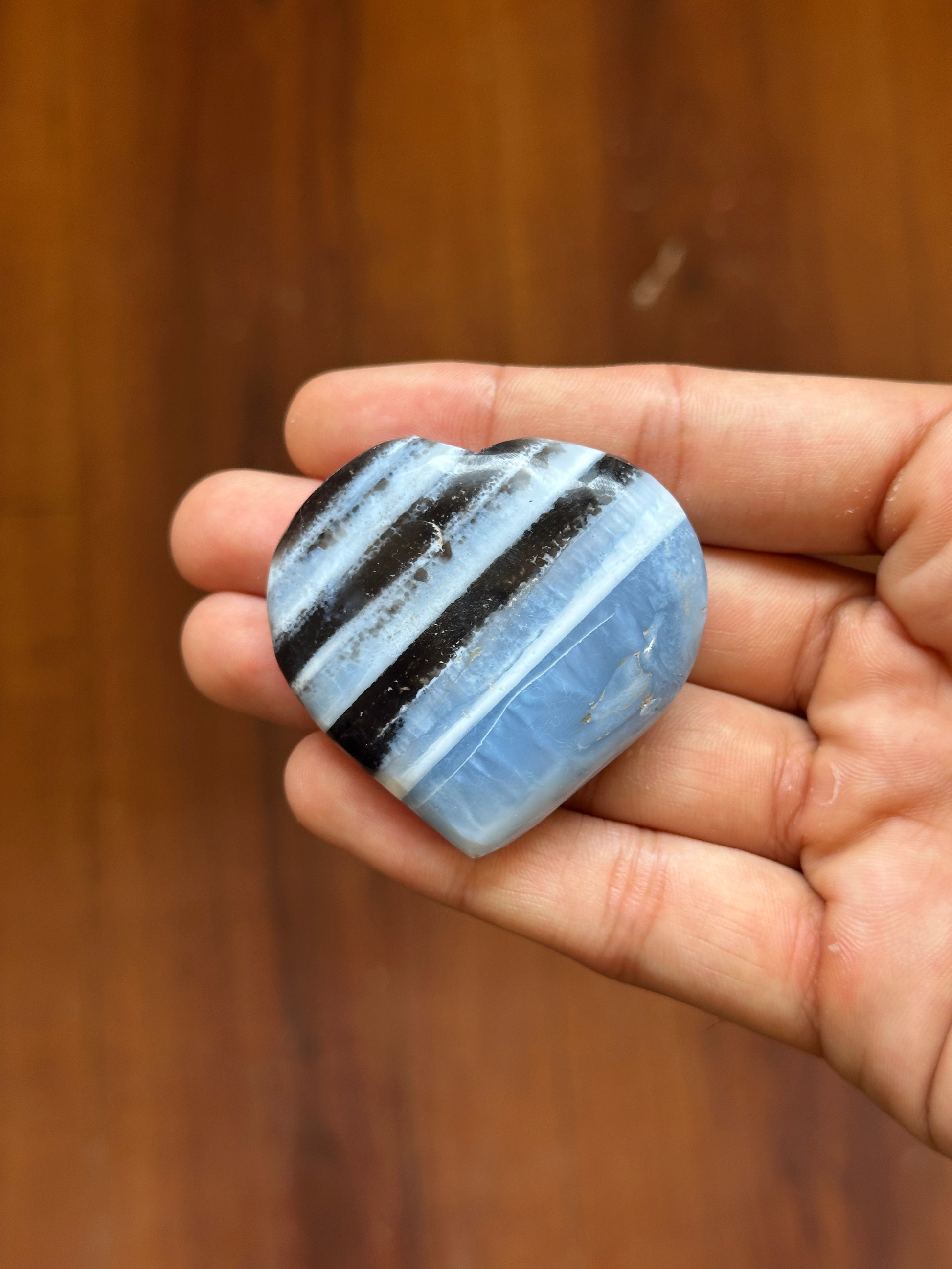 Blue Opal Heart image 6