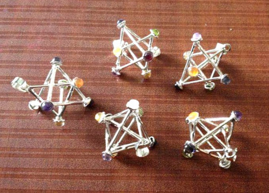 Seven Chakra Mercaba Pendants image 1