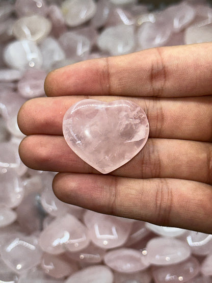 Mini Rose Quartz Hearts image 9