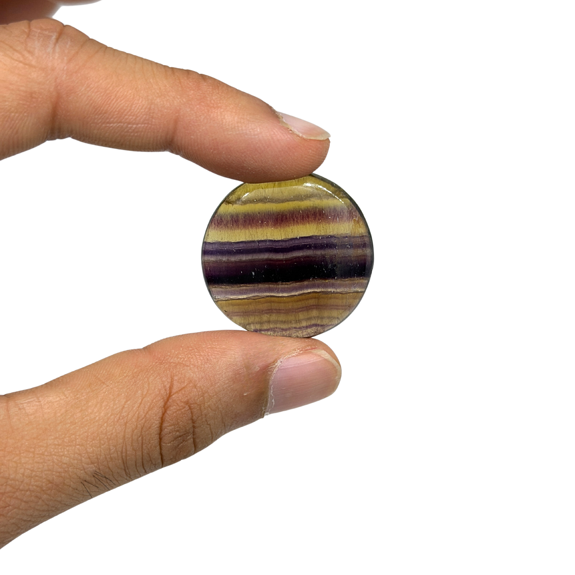 Yellow Fluorite Flatstone image 4