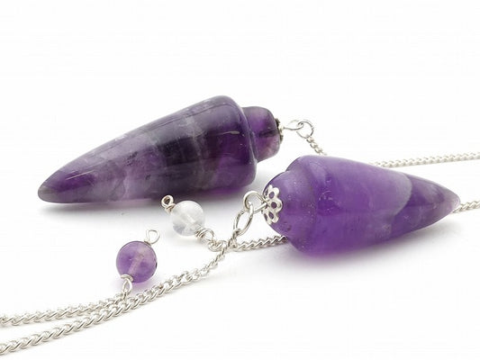 Amethyst Pendulum (Faceted and Plain) image 1