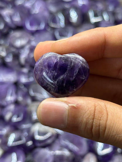 Mini Amethyst Hearts image 5