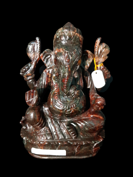 Cinnamon Garnet Ganesha image 0