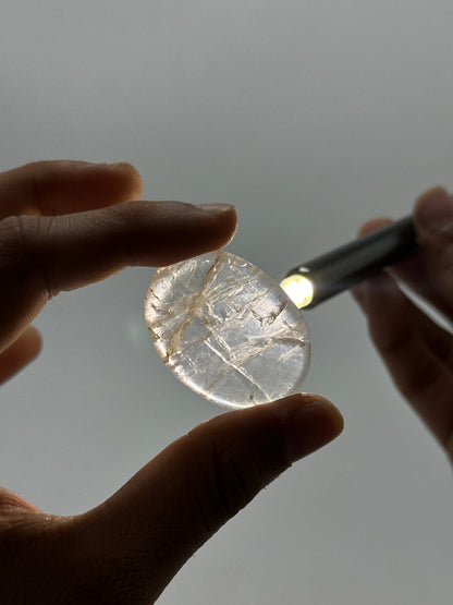 Clear Quartz Worry Stone image 14