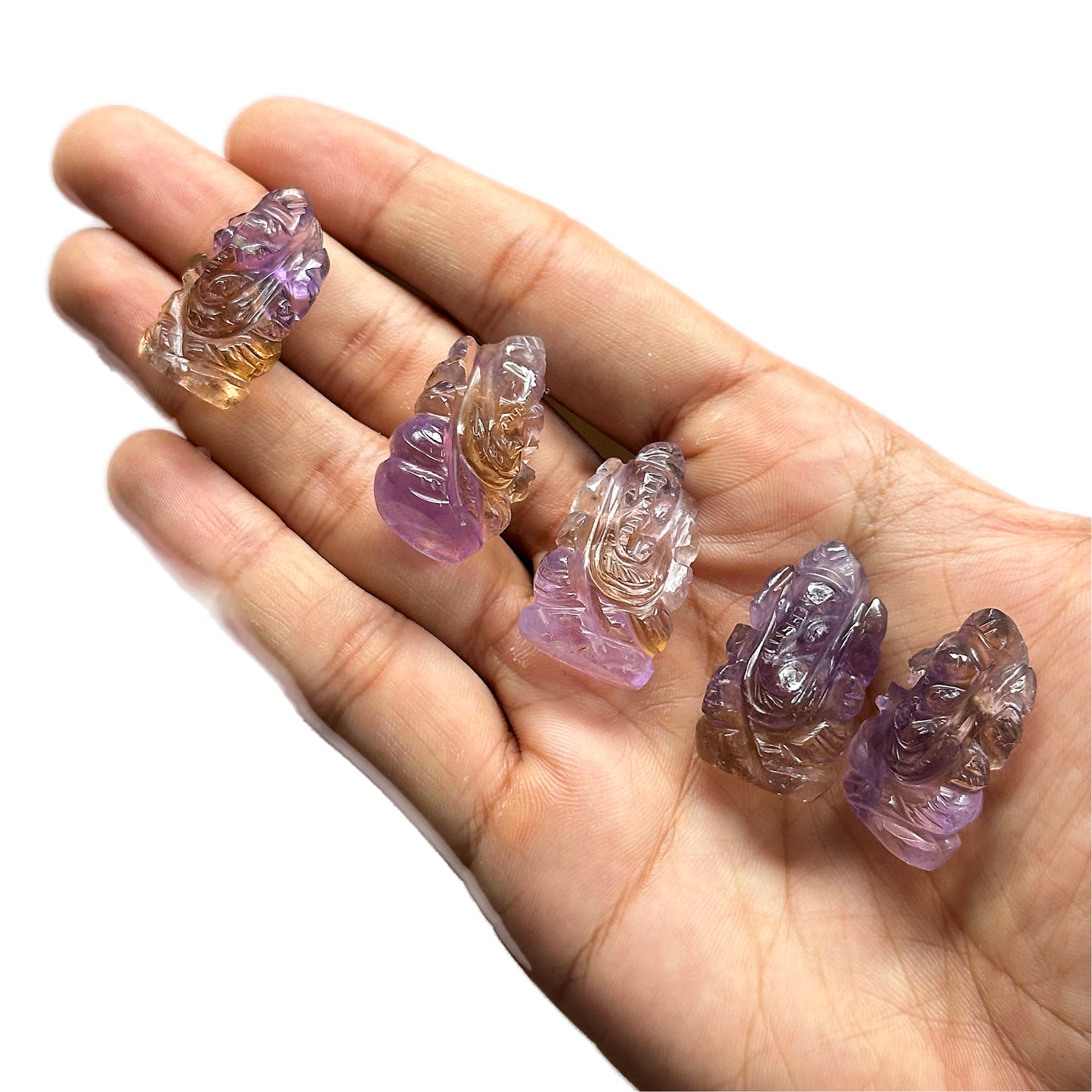 Ametrine Ganesha - 1 inch image 3