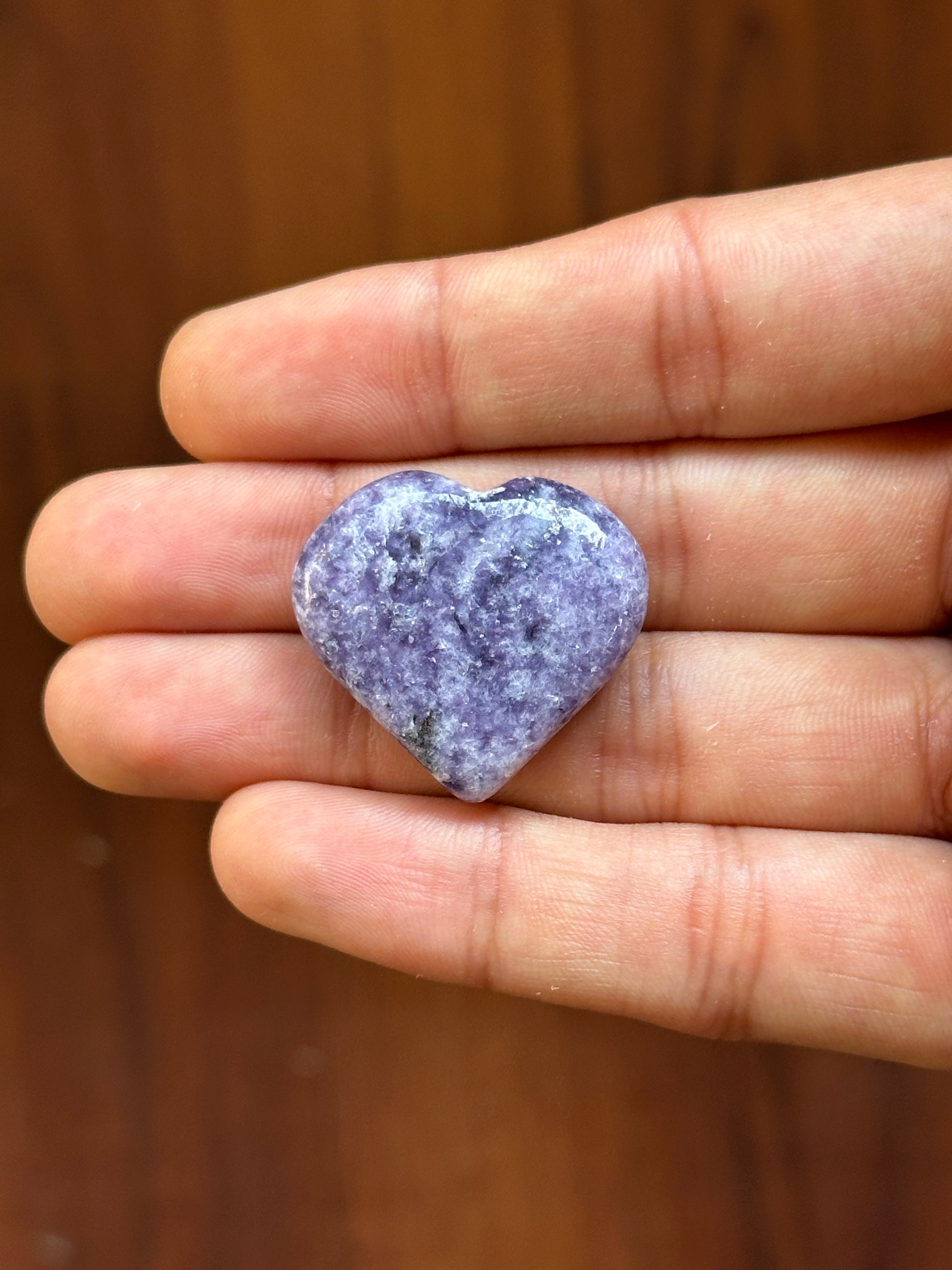 Mini Lepidolite Hearts image 2