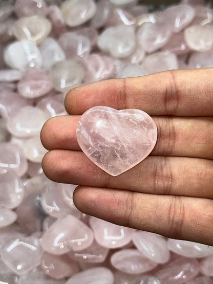 Mini Rose Quartz Hearts image 8