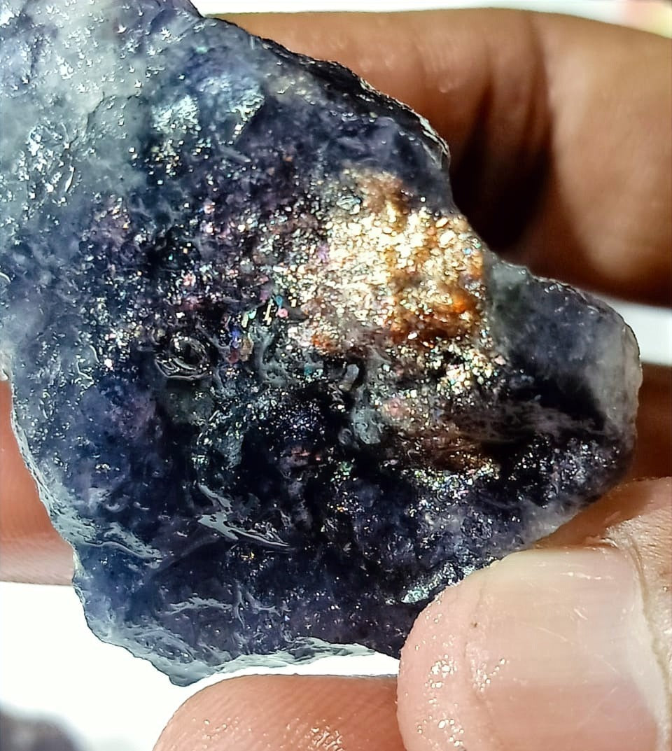 Iolite Sunstone/Bloodshot Iolite Rough- Gem Quality image 0
