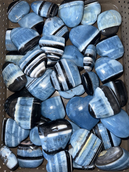 Blue Opal Heart image 1