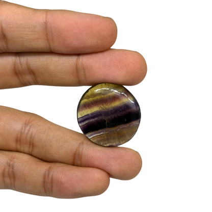 Yellow Fluorite Flatstone image 5