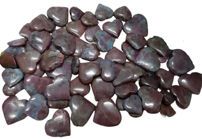 Ruby Kyanite Hearts (Small Sized 18-20 mm) image 0
