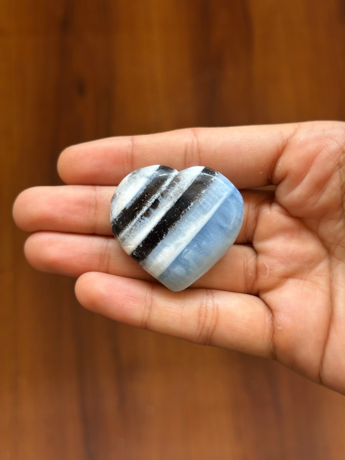 Blue Opal Heart image 9