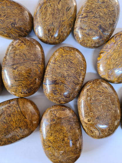 Camel Jasper/Miriam Stone Palm Stones image 2