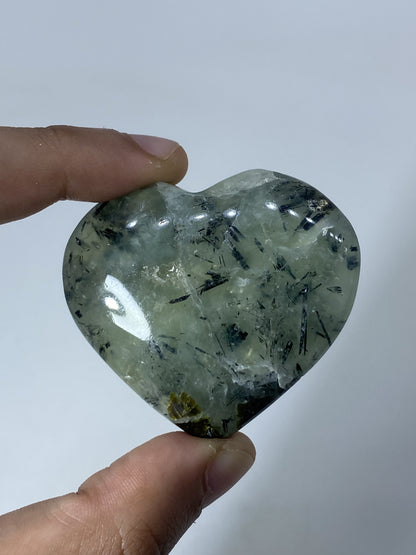 Prehnite Hearts