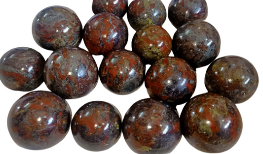 Dragon Blood Jasper Spheres image 0