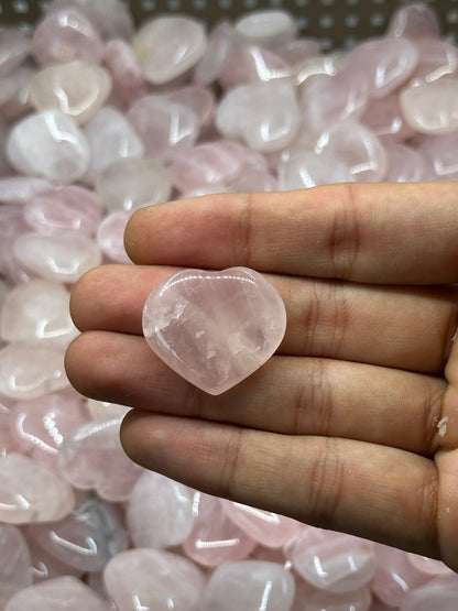 Mini Rose Quartz Hearts image 5