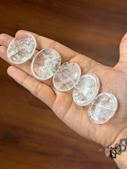 Clear Quartz Worry Stone image 11