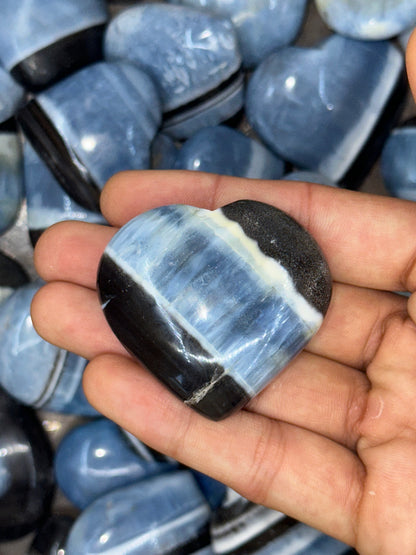 Blue Opal Heart image 5