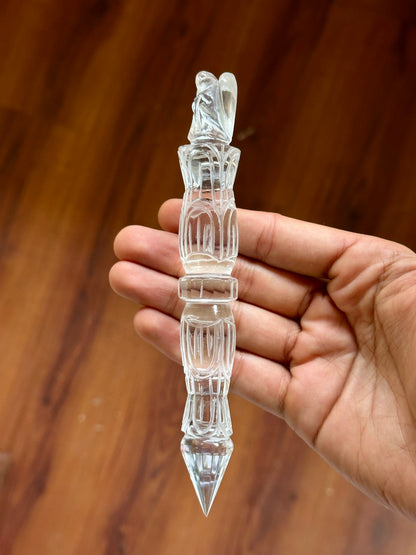 Clear Quartz Angel Wands image 3