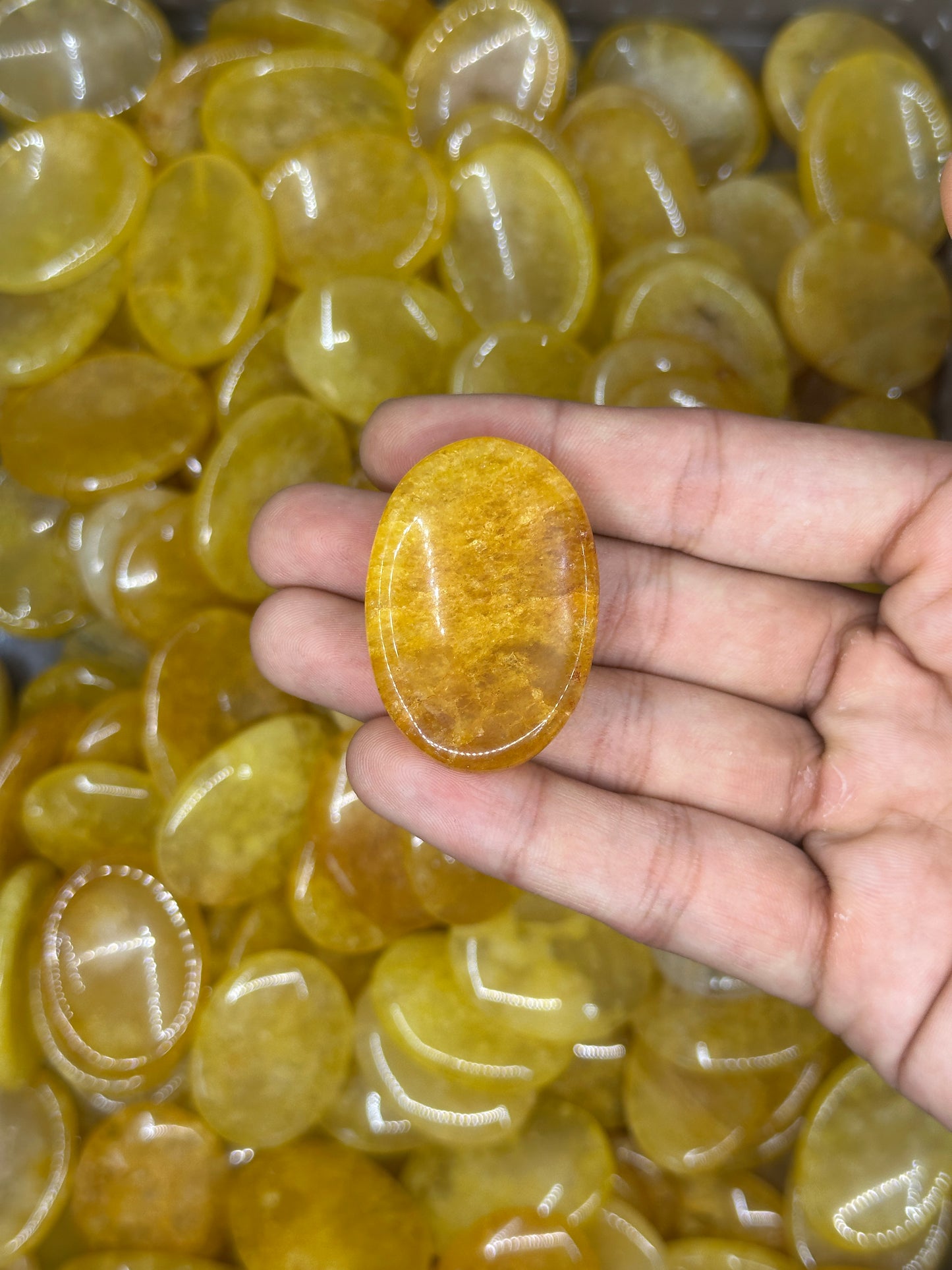 Golden Healer Quartz Worry Stones image 7