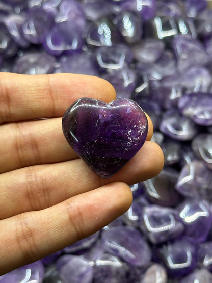 Mini Amethyst Hearts image 3