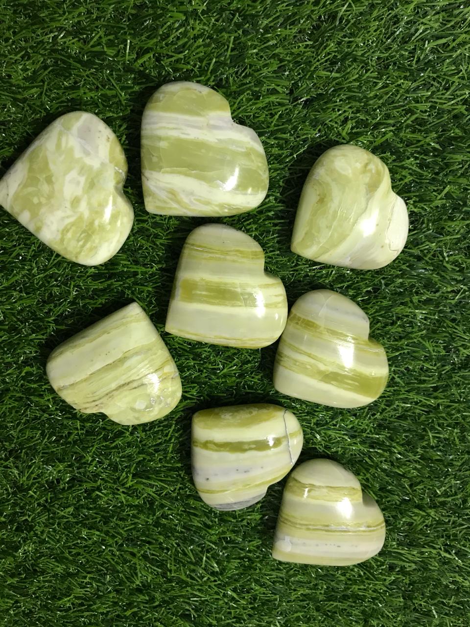 Serpentine Marble Hearts (Big Sized 50-55 mm) image 0