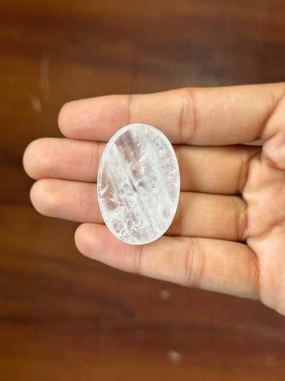 Clear Quartz Worry Stone image 5