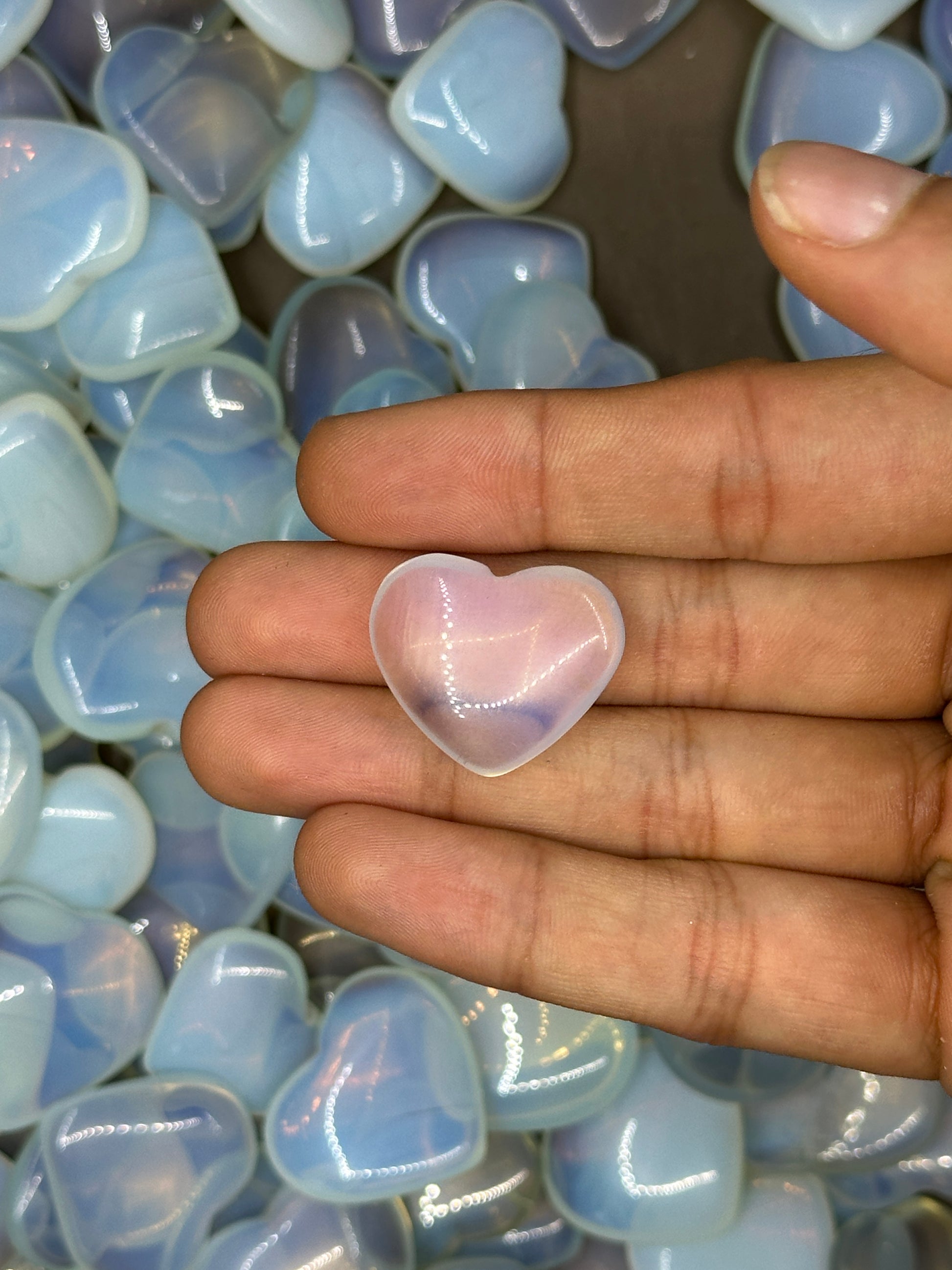 Mini Opalite Hearts image 0
