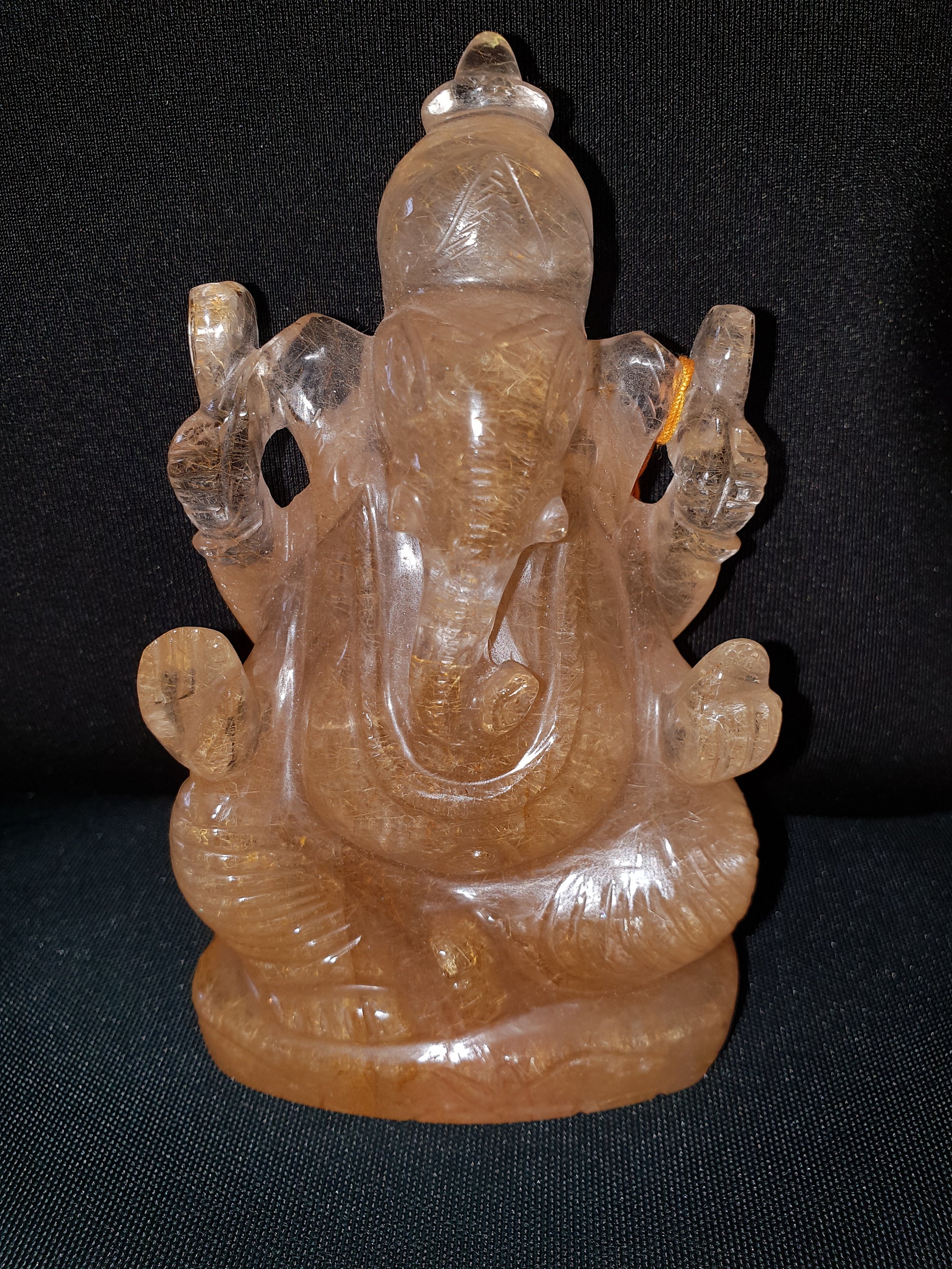 Golden Rutile Ganesha image 1