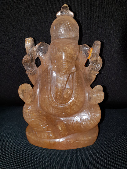 Golden Rutile Ganesha image 1
