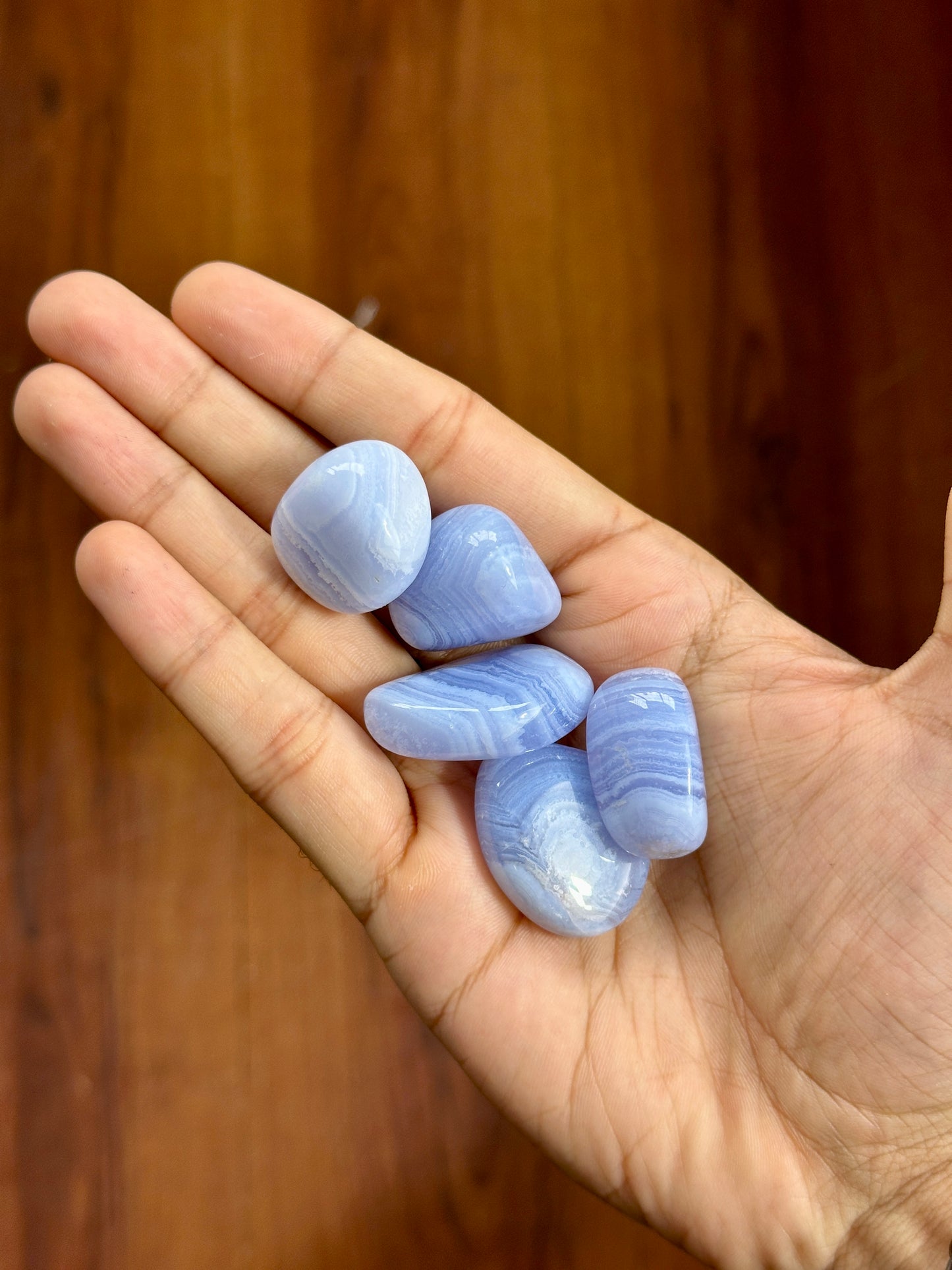 Blue Lace Agate Tumbles image 5