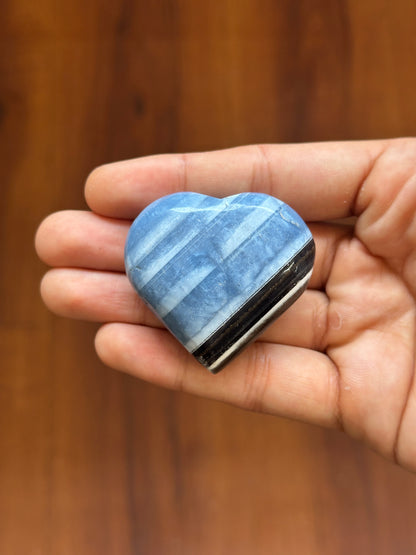 Blue Opal Heart image 7