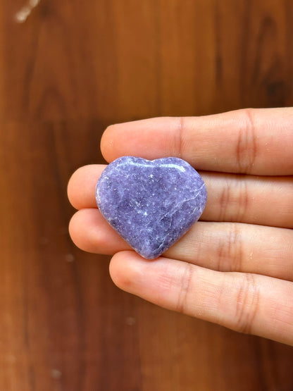 Mini Lepidolite Hearts image 4
