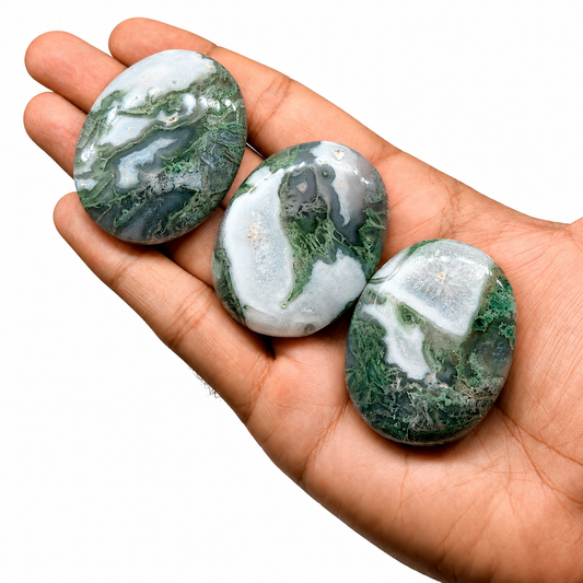 Moss Agate Palmstone