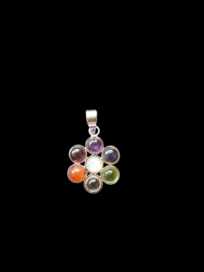 Seven Chakra Pendants in 925 Silver image 5