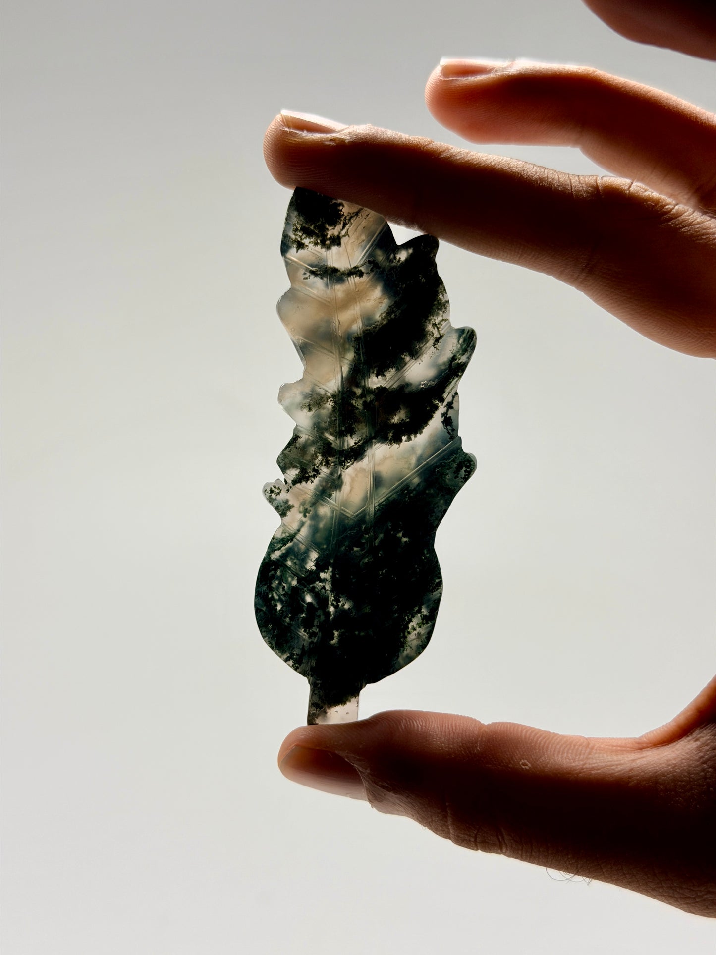 Moss Agate Leaf
